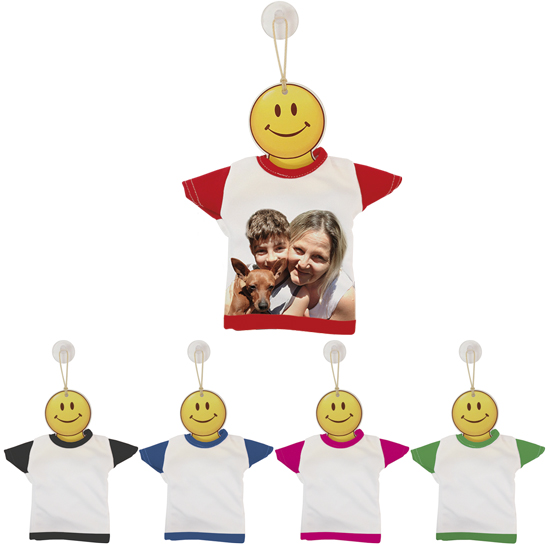 Mini T-Shirt con ventosa blu