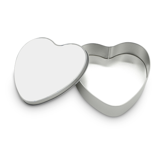 Scatola in metallo cuore