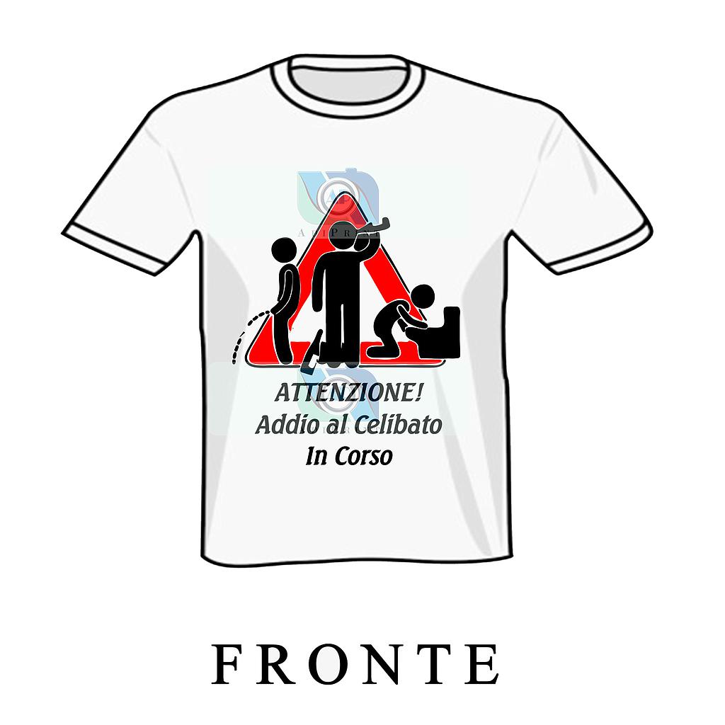 Tshirt Addio al Celibato Cod.16