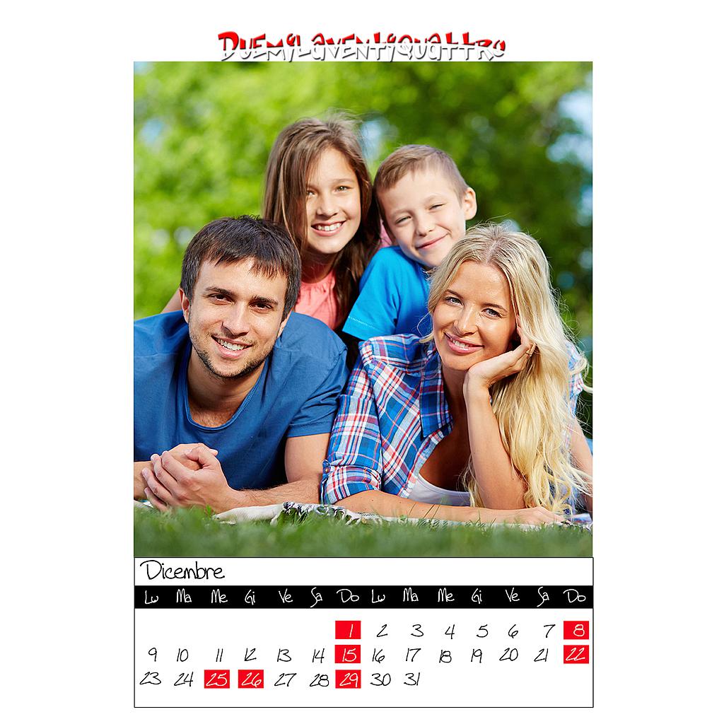 Calendario mensile 30x40 Cod. C422