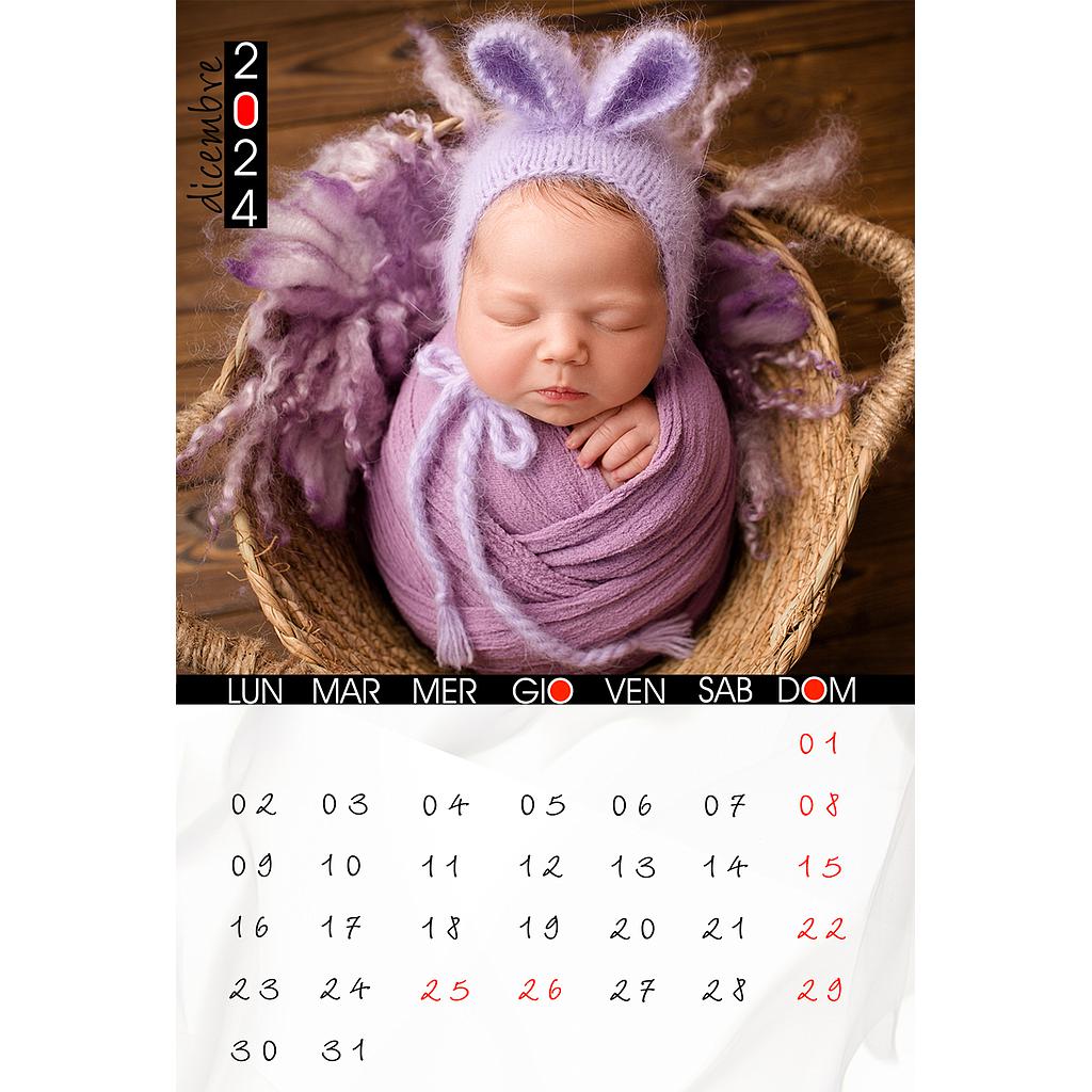 Calendario mensile 30x40 Cod. C620