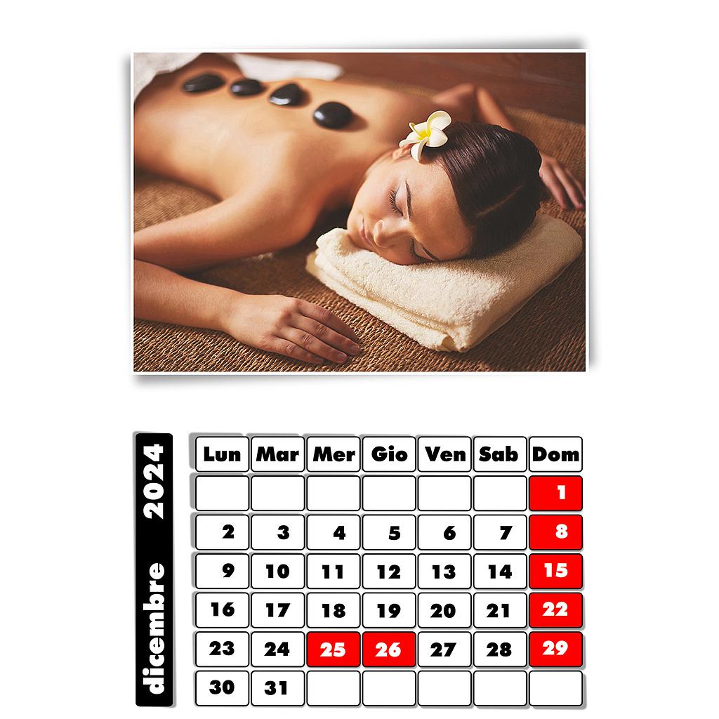 Calendario mensile 30x40 Cod. C935