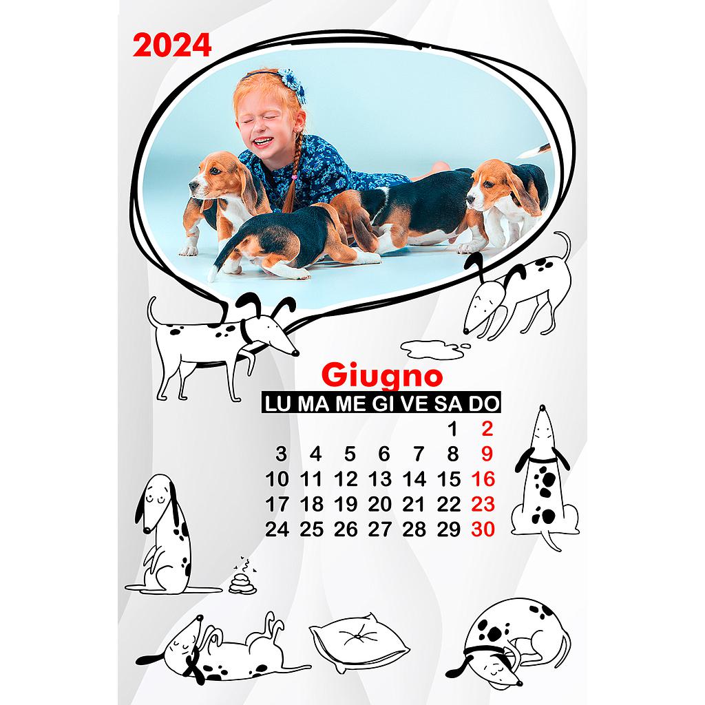 Calendario mensile 30x40 Cod. C1848