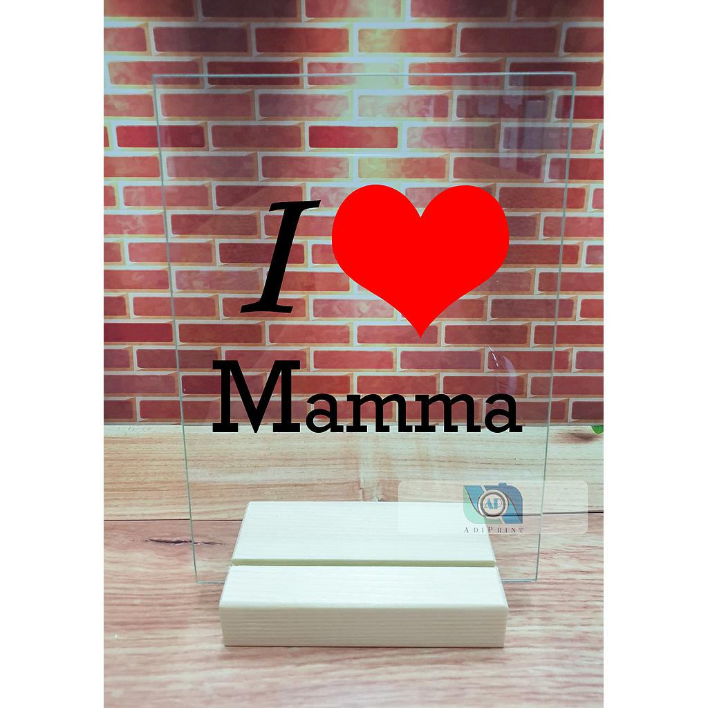 Vetro Personalizzato Mamma cod. 04