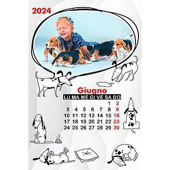 Calendario mensile 30x40 Cod. C1848